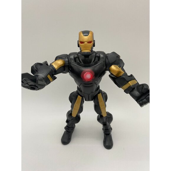 2014 Hasbro Marvel The Avengers Black Iron Man War Machine Superhero Figurine - Picture 3 of 6